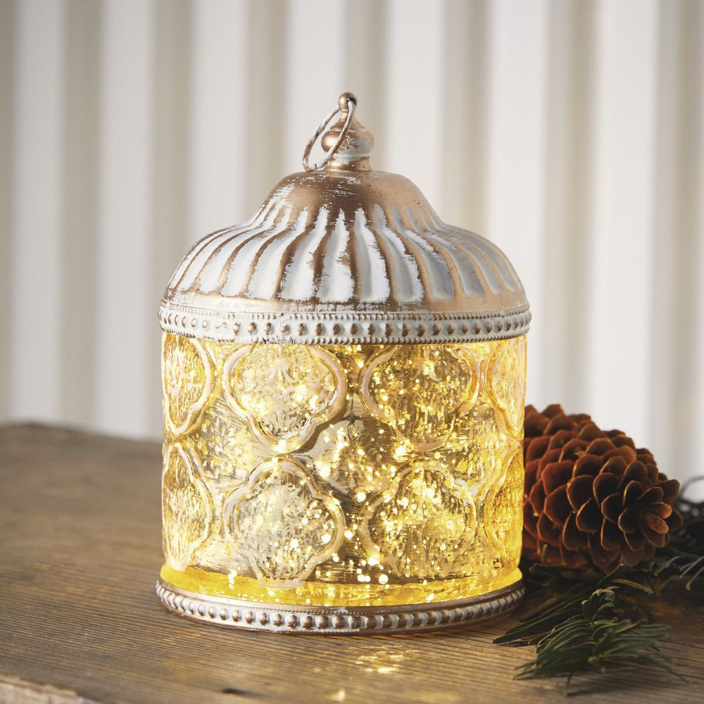 Декоративный фонарь со светодиодной подсветкой "Ориент" #1