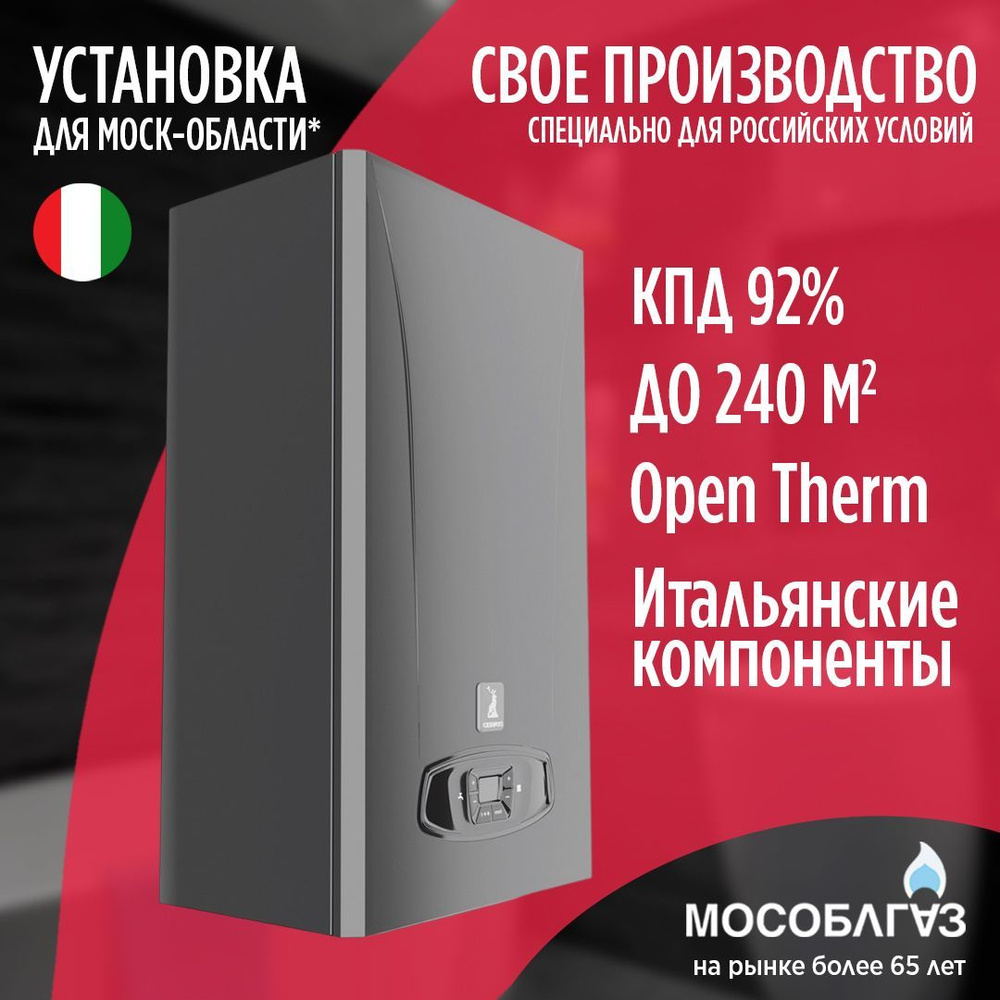 Газовый котел Cervus 24.1 кВт СERVUS b - купить по выгодной цене в  интернет-магазине OZON (1176340671)