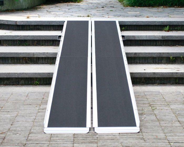 Пандус складной 2-секционный КОМФОРТ АНТИСЛИП 1200 мм /Пандус распашной ...