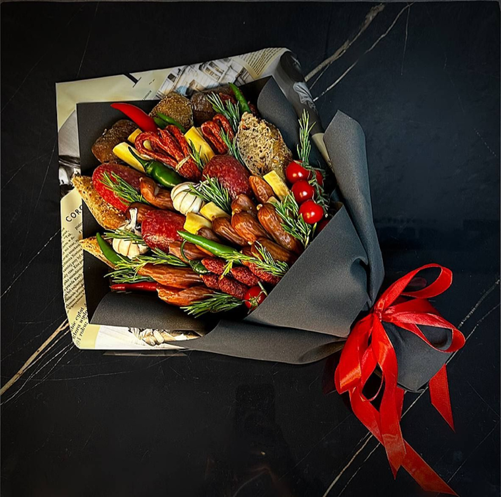 Мясной букет; Мужской букет купить на OZON по низкой цене (921331646)