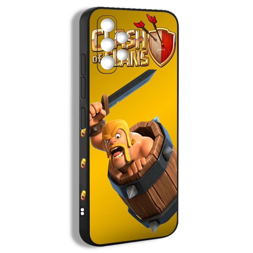 чехол для смартфона Подходит для Samsung Galaxy A32 4G Clash of Clans Клэш  оф Кланс Варвар в бочке YZY30 - купить с доставкой по выгодным ценам в  интернет-магазине OZON (1180625632)