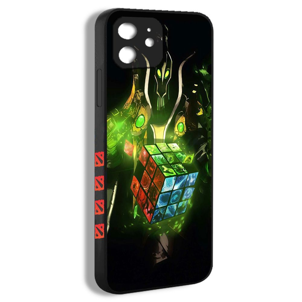 чехол для смартфона Подходит для iPhone 12 Dota2 арт эстетика Знаки Зелёный  IKA001