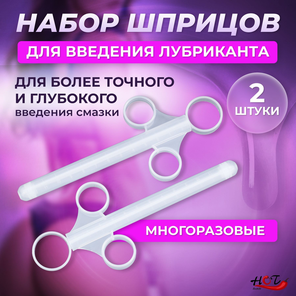 Набор шприцов для введения лубриканта Laviba Deep Lubrication, анальный,  многоразовый, белый, 2 штуки - купить с доставкой по выгодным ценам в  интернет-магазине OZON (1105197620)