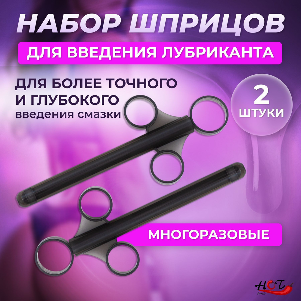 Набор шприцов для введения лубриканта Laviba Deep Lubrication, анальный,  многоразовый, черный, 2 штуки - купить с доставкой по выгодным ценам в  интернет-магазине OZON (1105212184)