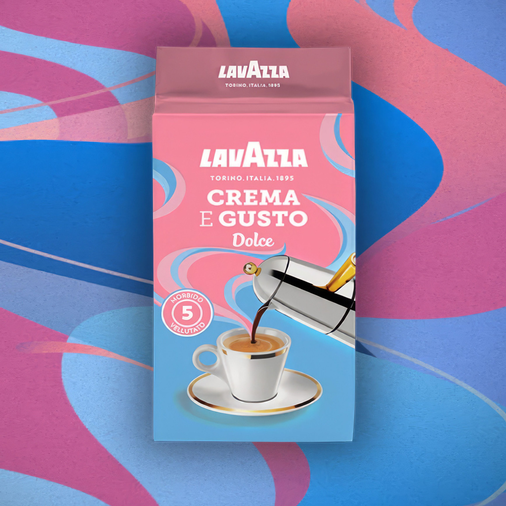 Кофе молотый Lavazza Crema e Gusto Dolce, 250г купить с доставкой по