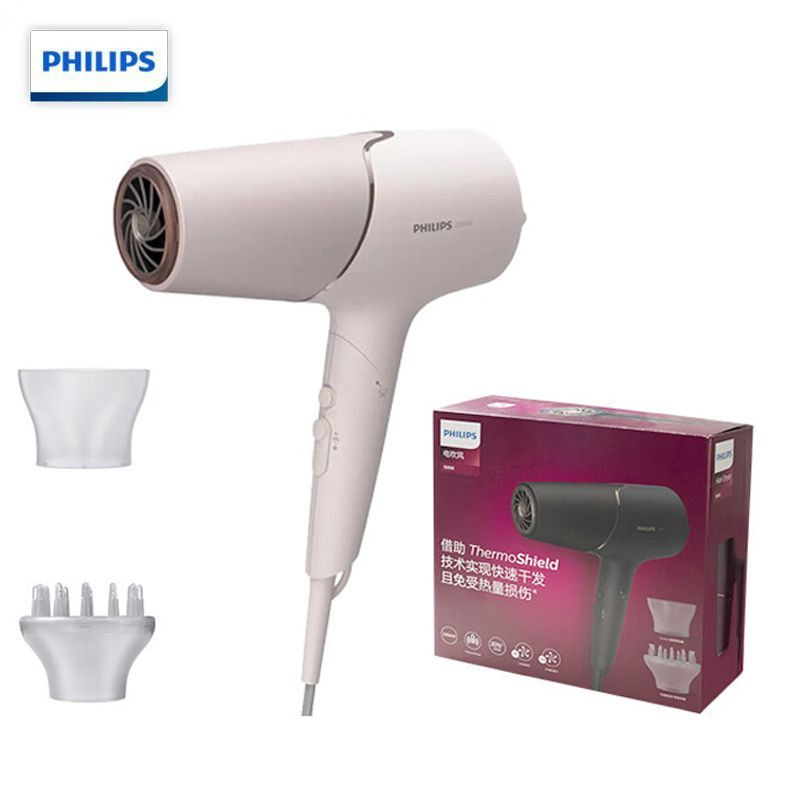 Philips Фен для волос 76bIr9wc 2200 Вт, скоростей 2, кол-во насадок 2, розовый  #1