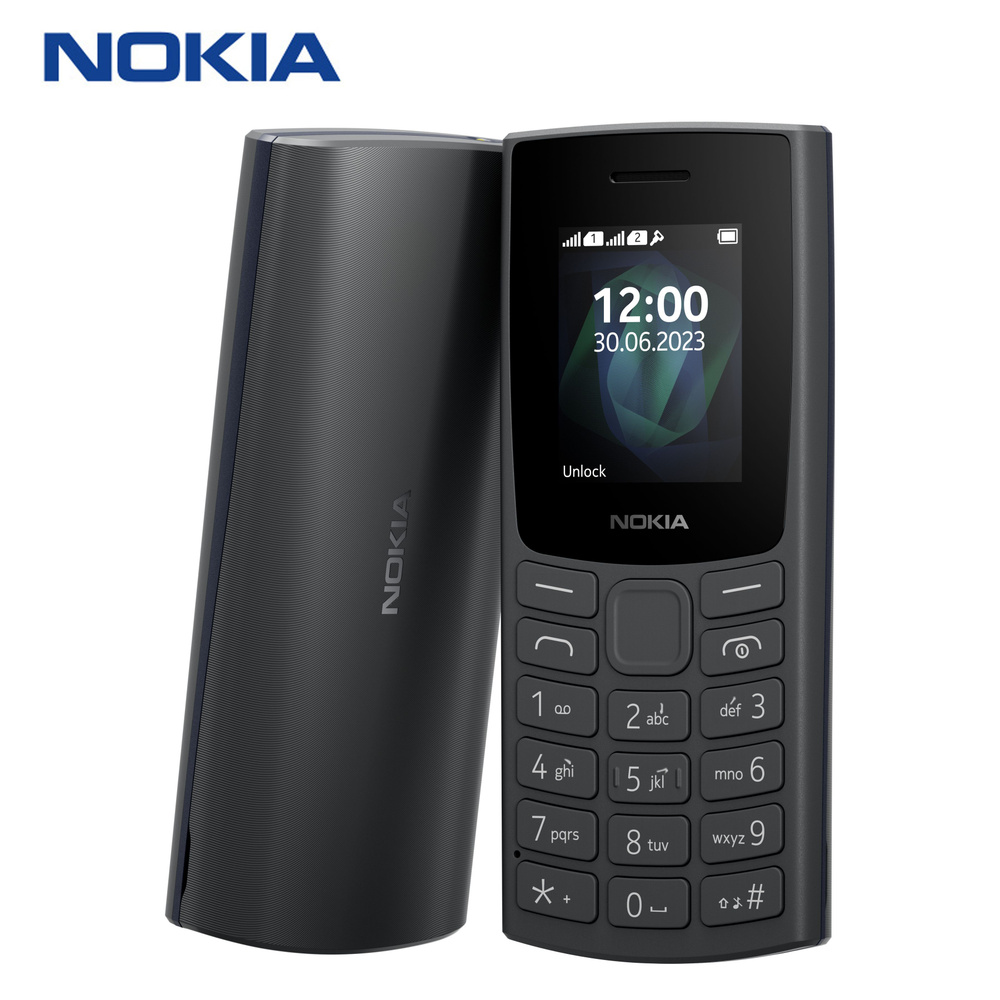 Мобильный телефон Nokia 105 2G 2023, черный - купить по выгодной цене в  интернет-магазине OZON (1301807291)