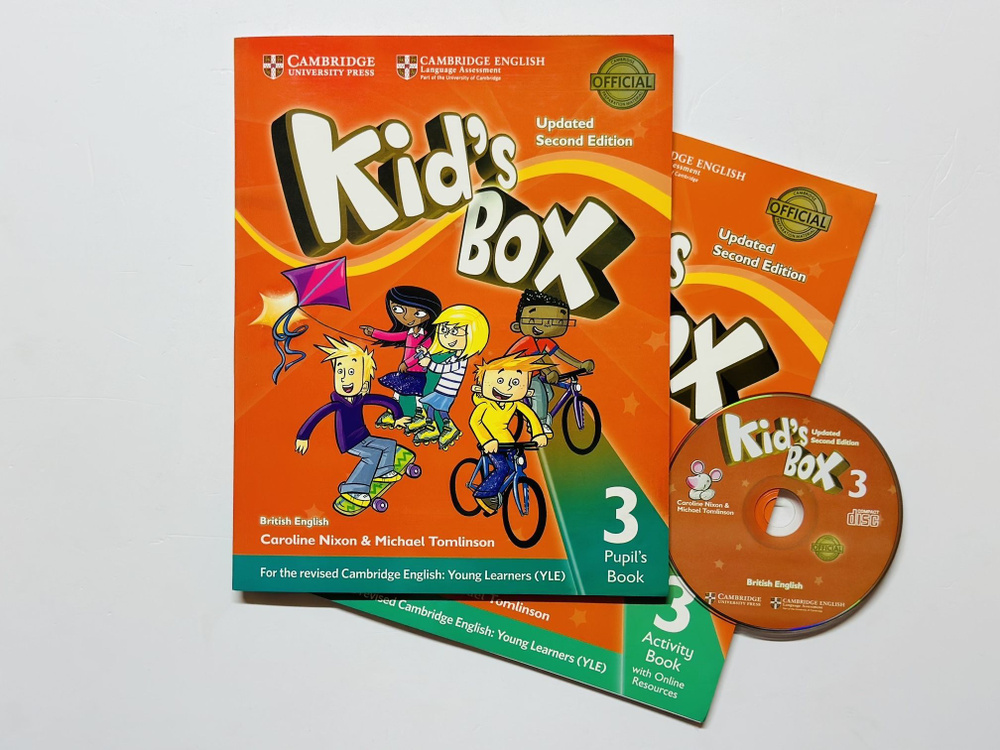 Комплект Kid's Box 3, Updated Second Edition, Pupil's book + Activity ...