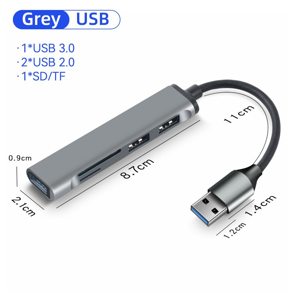 5 в 1 USB C-концентратор для книги Air Pro iPad Pro M2 M1 PC Type C адаптер  для Lenovo Xiaomi book аксессуары USB 3,0-концентратор - купить по выгодной  цене в интернет-магазине OZON (1481313380)