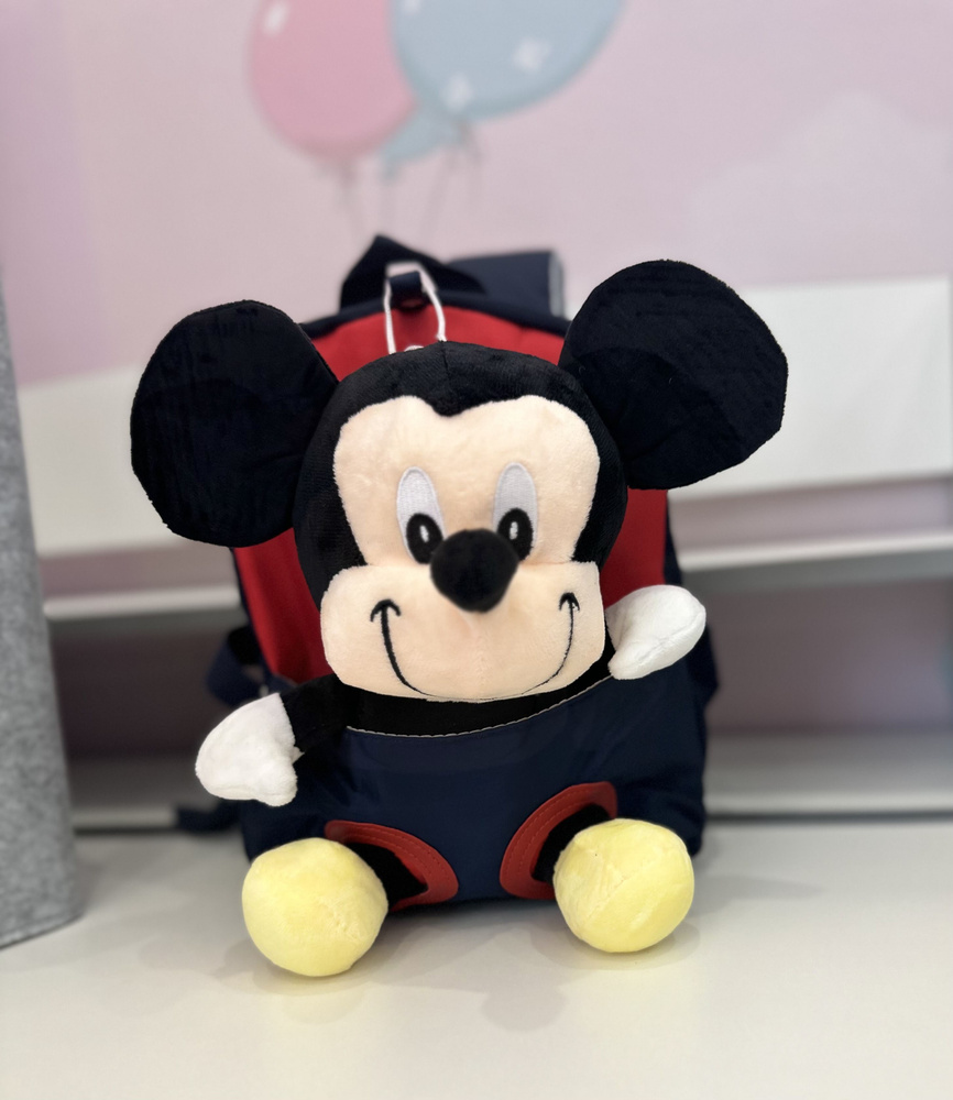 Дошкольный рюкзак с игрушкой Микки Маус - купить с доставкой по ...