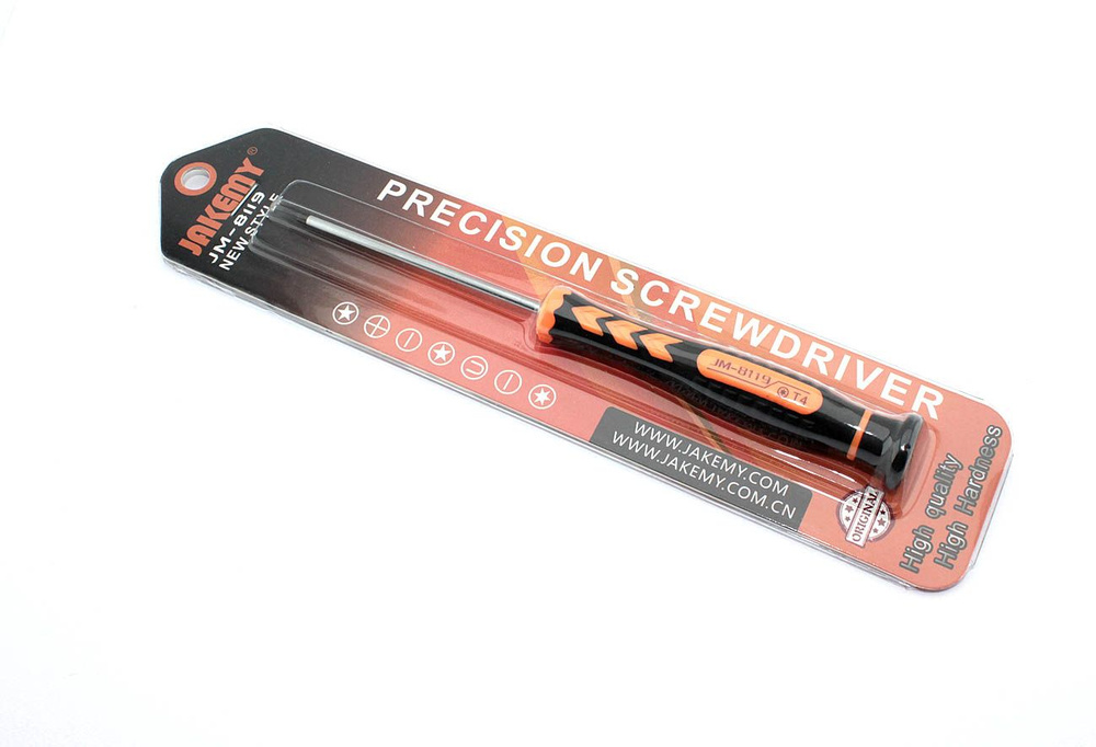 Отвертка для электронных компонентов Jakemy JM-8119, звездочка T4 ...