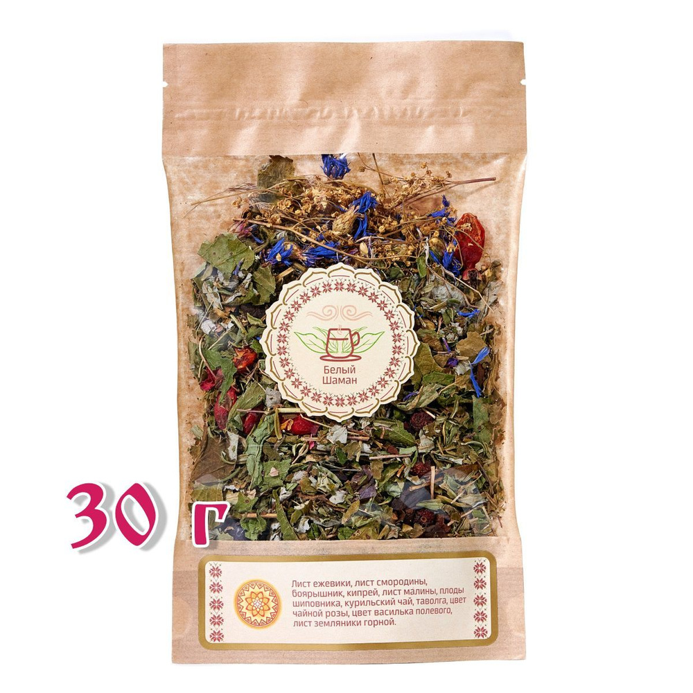 Травяной чайный сбор "Белый Шаман", 30 г - купить с доставкой по ...
