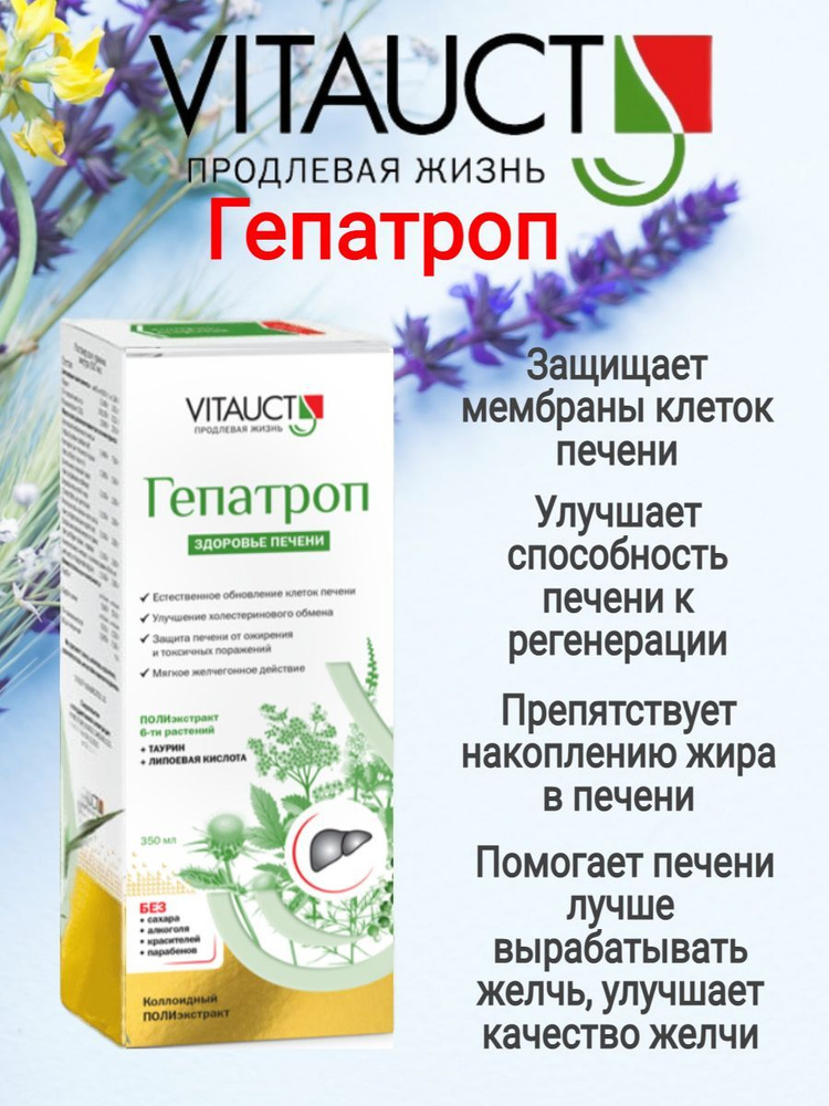 Гепатроп Витаукт Vitauct 350 мл - купить с доставкой по выгодным ценам ...