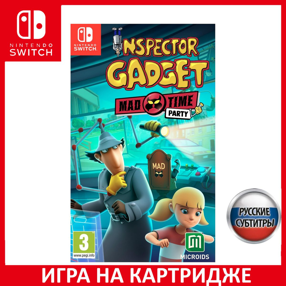 Игра Inspector Gadget Mad Time Part (Nintendo Switch, Русские субтитры)