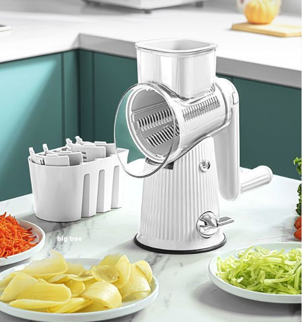 Многофункциональная барабанная овощерезка пятью наборами лезвий для ...