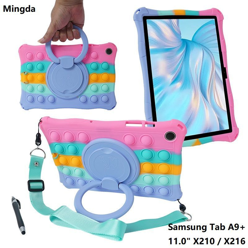 Противоударный силиконовый чехол для планшета Samsung Galaxy Tab A9 ...