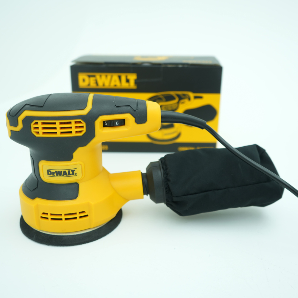 Шлифмашина эксцентриковая DeWalt ЭШМ DWE6423 12мм 280WT - купить по низким  ценам в интернет-магазине OZON (1271783681)