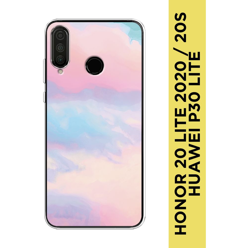 Силиконовый чехол на Huawei P30 Lite/Honor 20S/20 Lite 2020 / Хуавей P30  Lite 