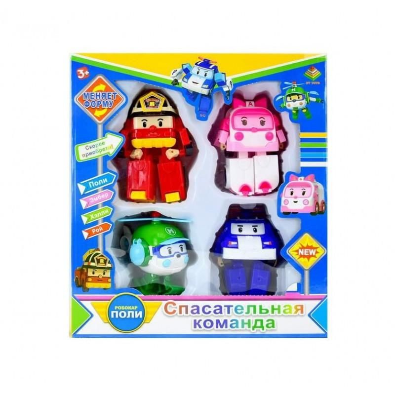 Игрушка-трансформер Робокар Поли 4в1 набор для детей старше 3 лет ...