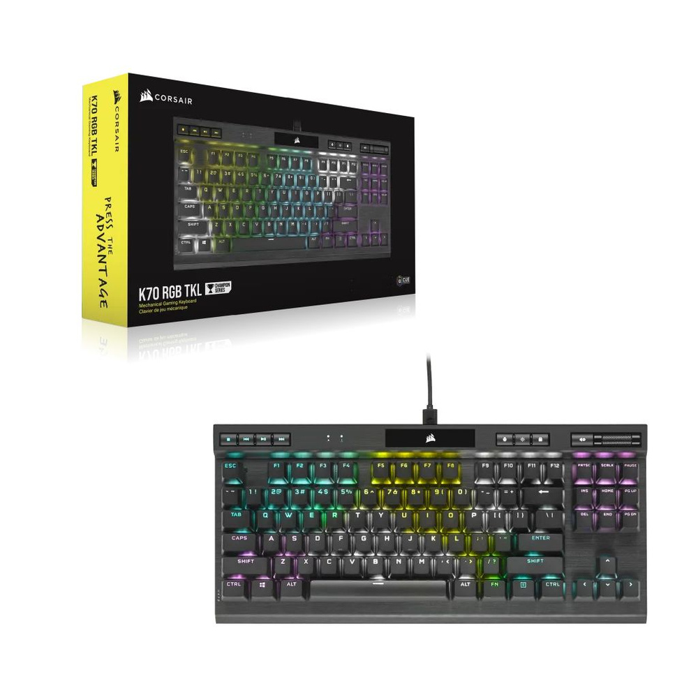 Оптическая клавиатура Corsair 2-K70 RGB TKL купить по низкой цене ...