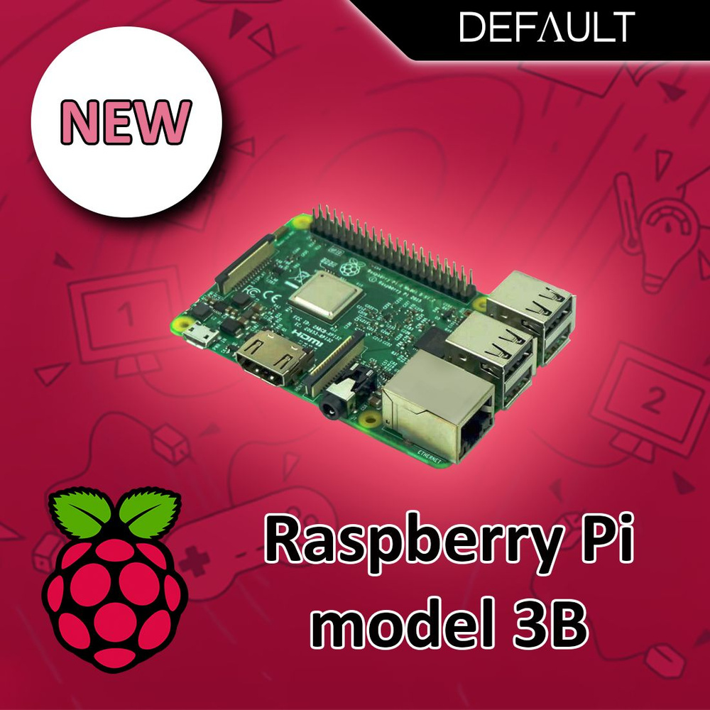 Микрокомпьютер Raspberry Pi 3 Model B. - купить по низким ценам в ...