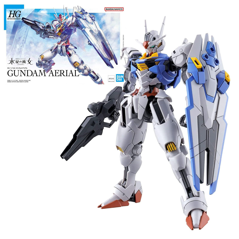 Фигурка Bandai HG Ведьма Меркурия #03 Gundam Aerial, Масштаб 1/144, высота 13 см  #1