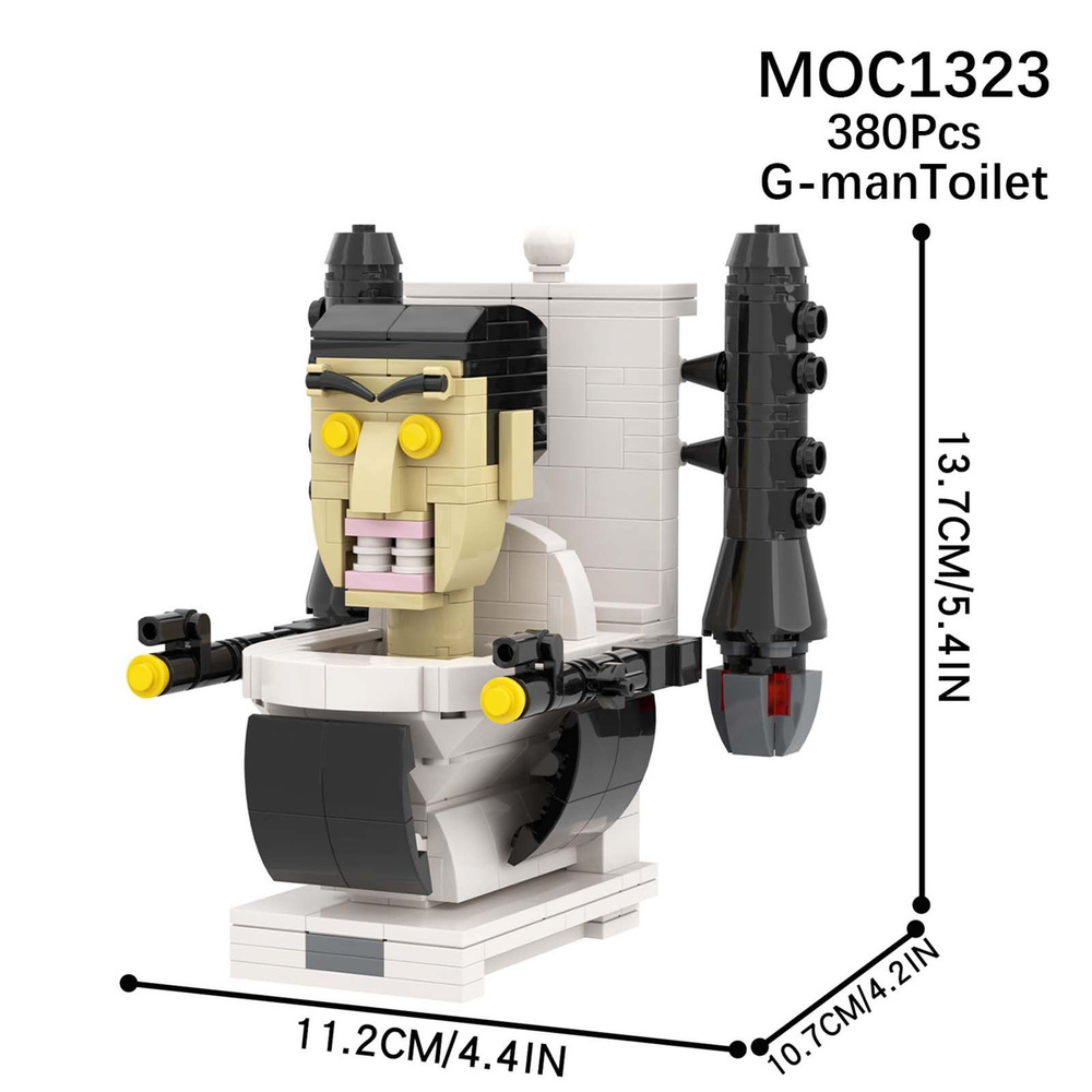 Конструктор детский игрушка MOC Фигурк Скибиди Туалет / Игрушки из  строительных блоков Skibidi toilet / 2023 Набор строительных блоков для  туалетной фигурки Skibidi - купить с доставкой по выгодным ценам в  интернет-магазине OZON (1271740812)