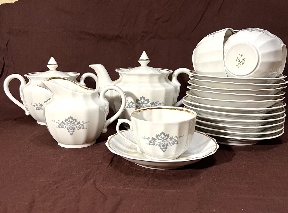 Сервиз чайный с чайником Вербилки - купить по выгодной цене в интернет ...