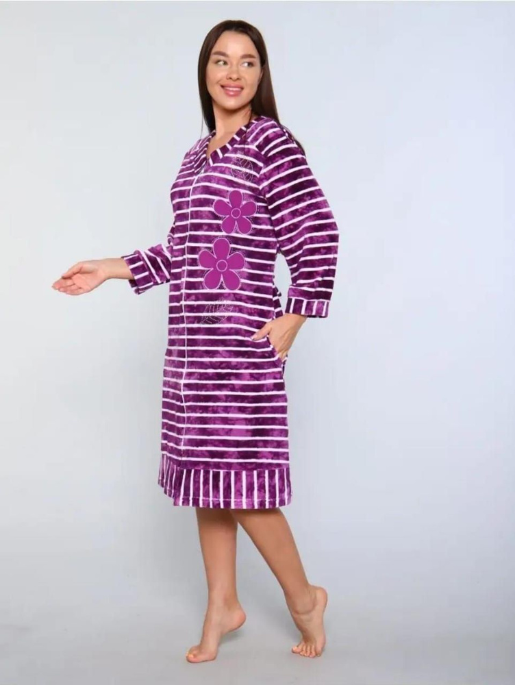 Халат Пальма Одежда для дома - купить с доставкой по выгодным ценам в  интернет-магазине OZON (1301966640)