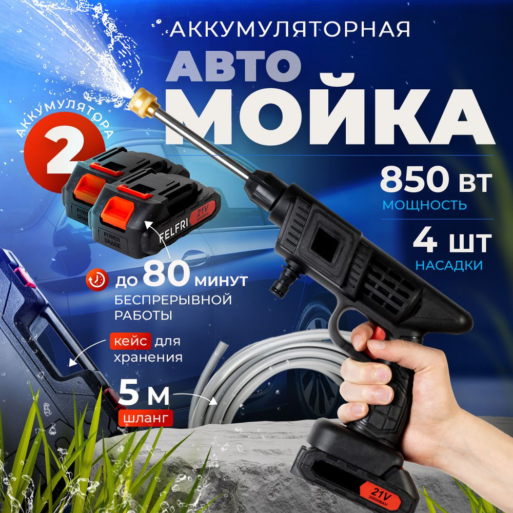 Портативная минимойка для авто