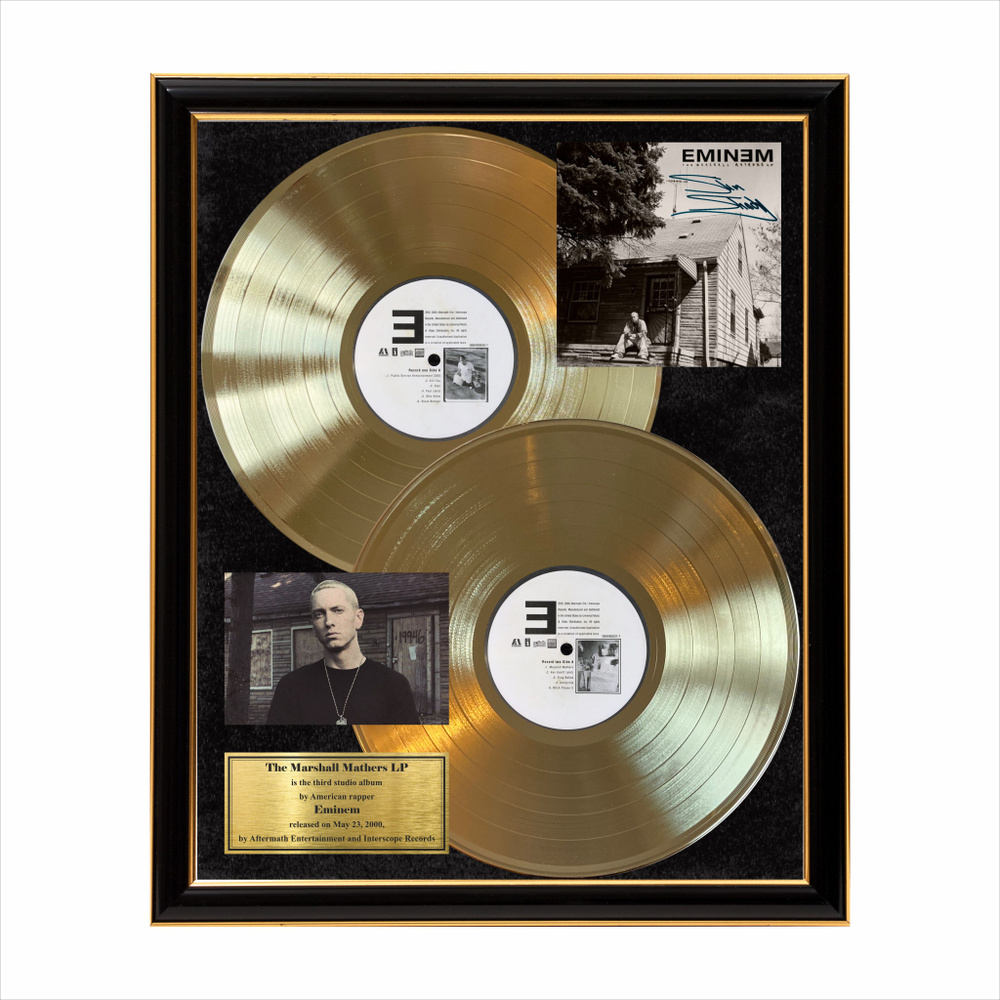 Eminem The marshall LP картина подарочная с диском - купить по низкой цене  в интернет-магазине OZON (1287104898)