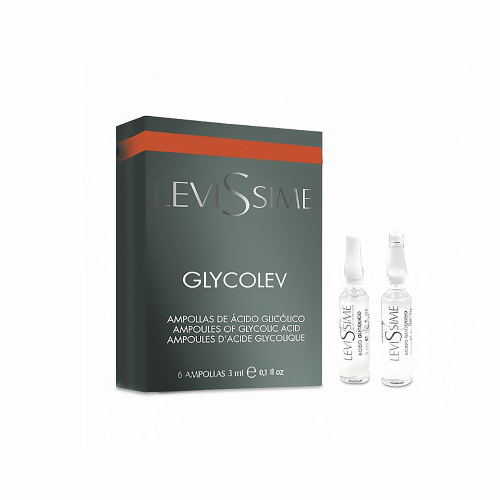 Пилинг с гликолевой кислотой 10% Glycolev 6 шт по 3 мл Levissime ...