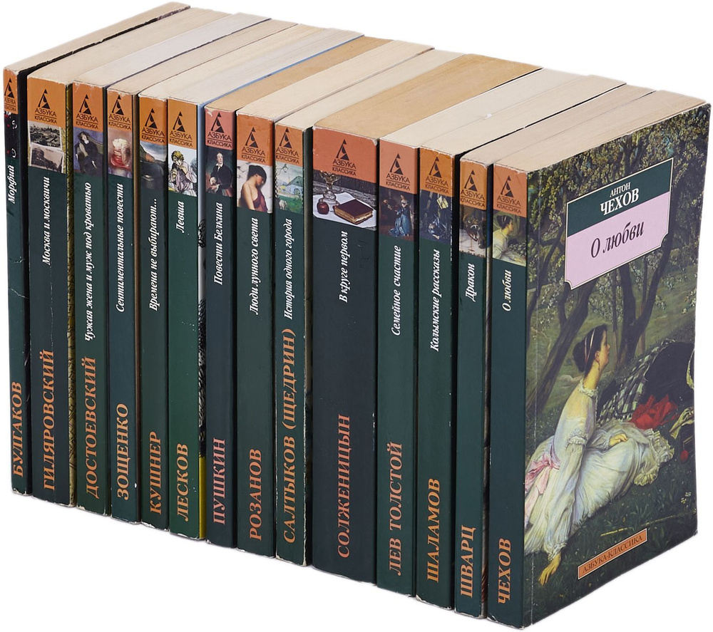 Русская литература. Серия "Азбука-классика (pocket-book)" (комплект из ...