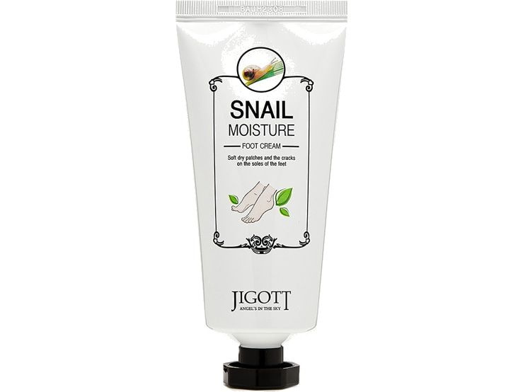 Крем для ног с муцином улитки Jigott SNAIL MOISTURE FOOT CREAM #1