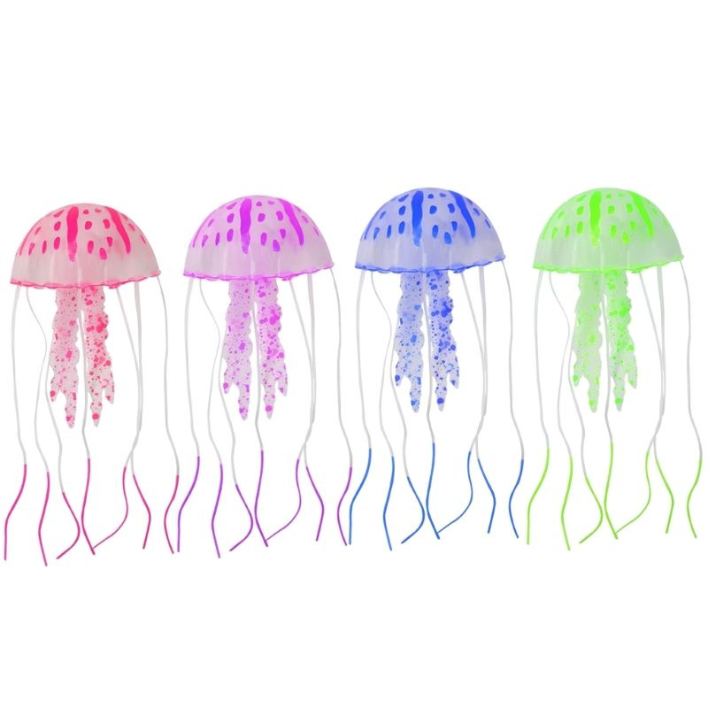 (4 шт.) Маленький аквариум имитация медузы украшение - купить с ...