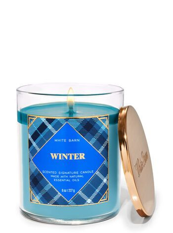 Bath And Body Works ароматическая свеча с одним фитилем WINTER (227грамм)  #1