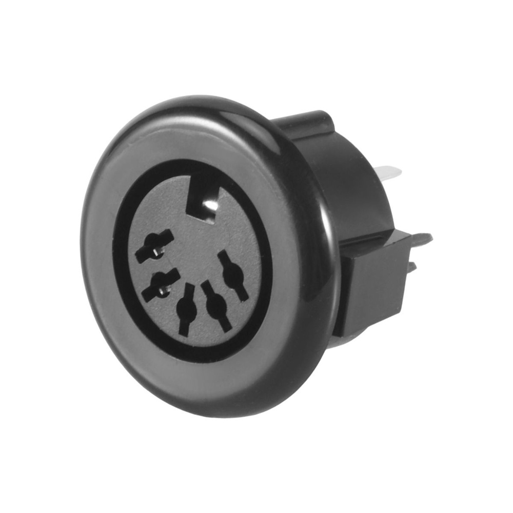 Гнездовой 5-контактный адаптер разъема кабеля клавиатуры DIN для ...