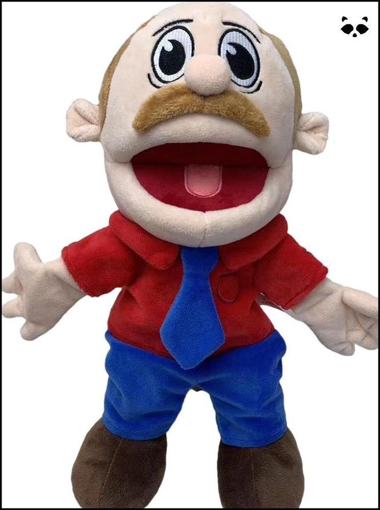 Jeffrey Puppet Плюшевая игрушечная кукла, Глупые ручные куклы ...