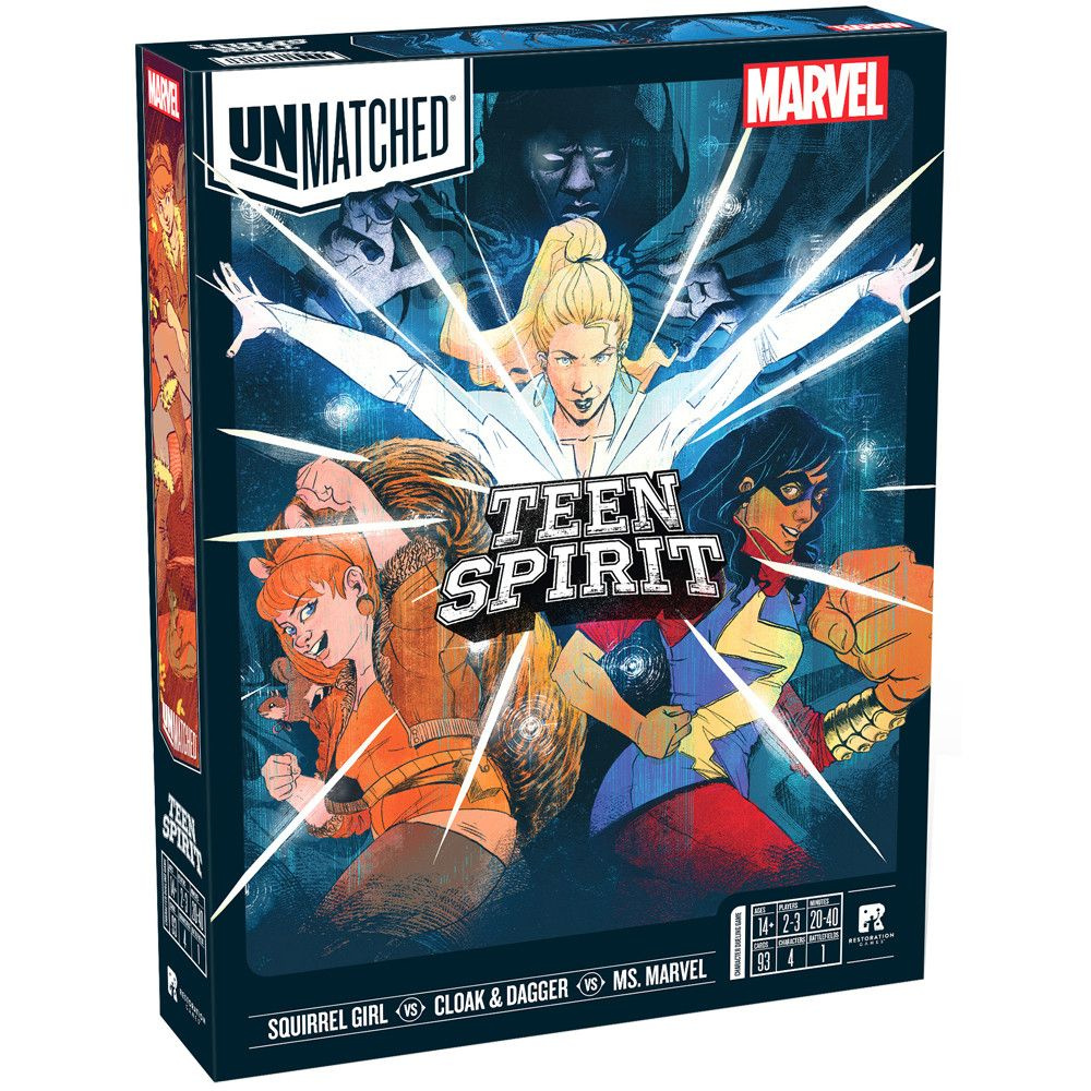 Настольная игра Unmatched Marvel Teen Spirit на английском языке