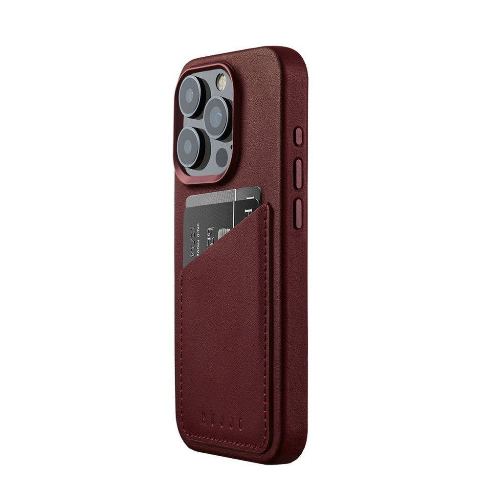 Чехол накладка кожаная Mujjo Full Leather Case Wallet MagSafe для ...