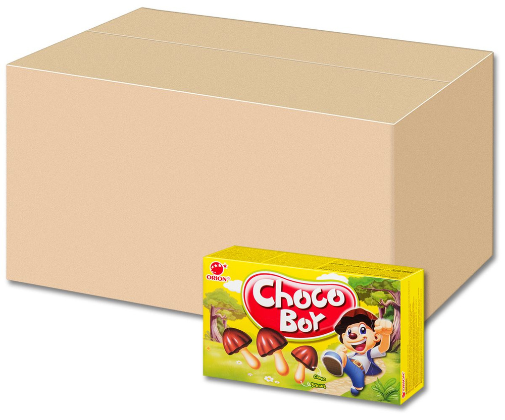 Печенье грибочки шоколадные ORION "Choco Boy", 45 г, 30 уп. #1