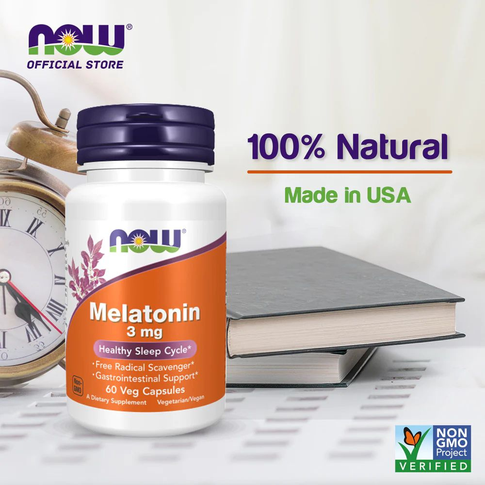 Мелатонин 3 мг // NOW Melatonin 3 mg 60 капсул. - купить с доставкой по ...