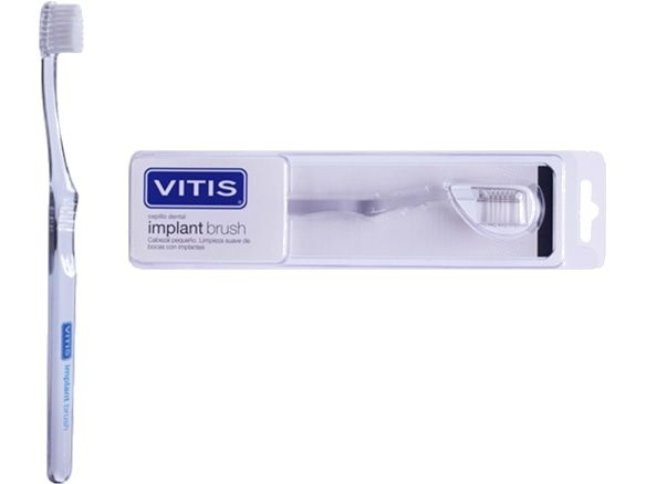 Зубная щетка для имплантов, мягкая ( в ассортименте) VITIS Implant ...