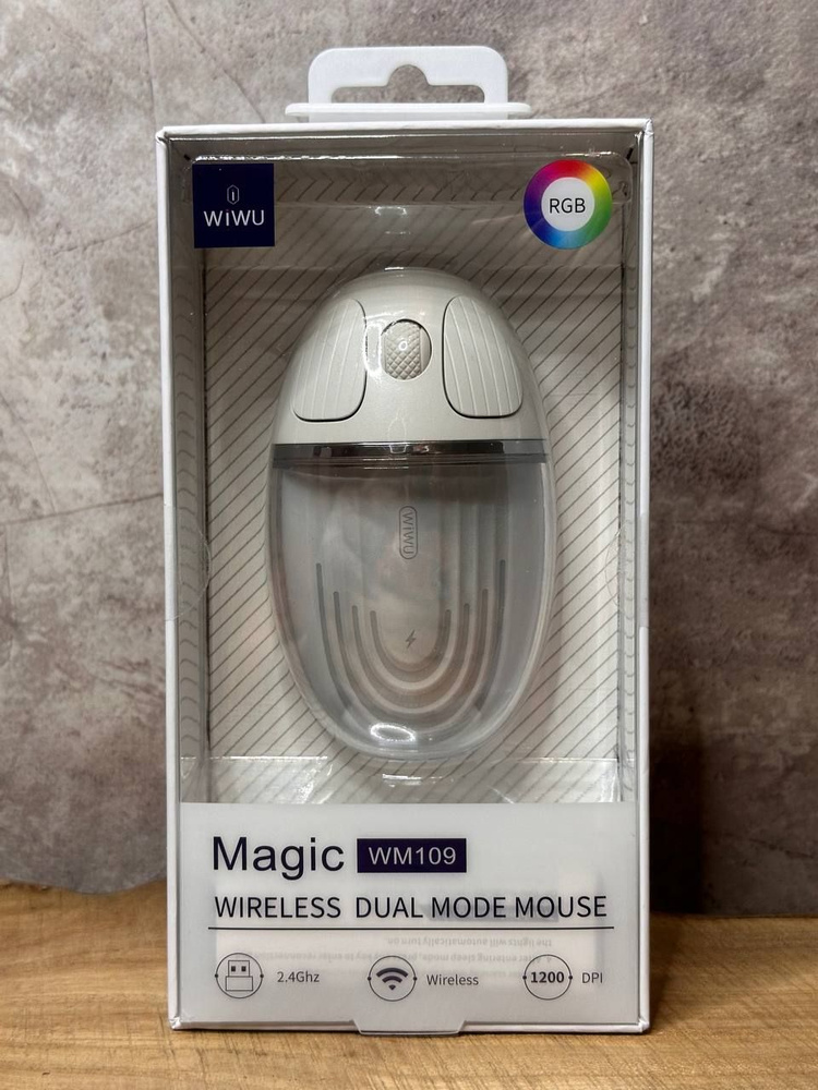 Wiwu Мышь Magic Wireless Dual Mode Mouse, белый #1