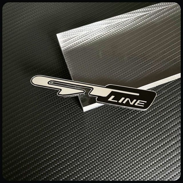 Модный 3D металлический значок GT line для Peugeot 208 308 508