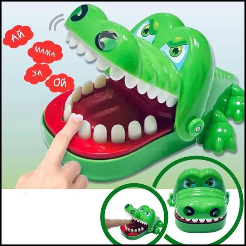 Настольная игра-ловушка для развития реакции "Больные Зубы Крокодила ...