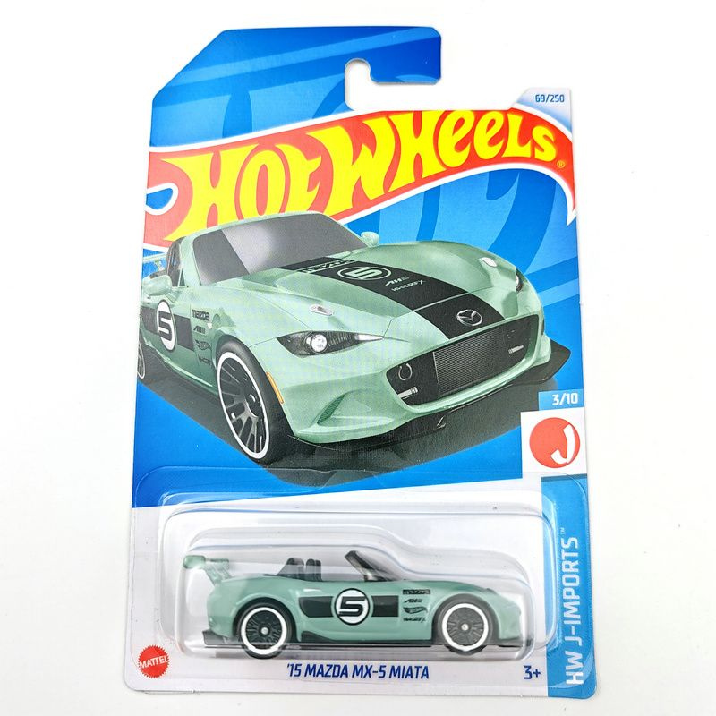 Машинка коллекционная Mattel Hot Wheels 2024 C4982 15 MAZDA MX-5 MIATA #1