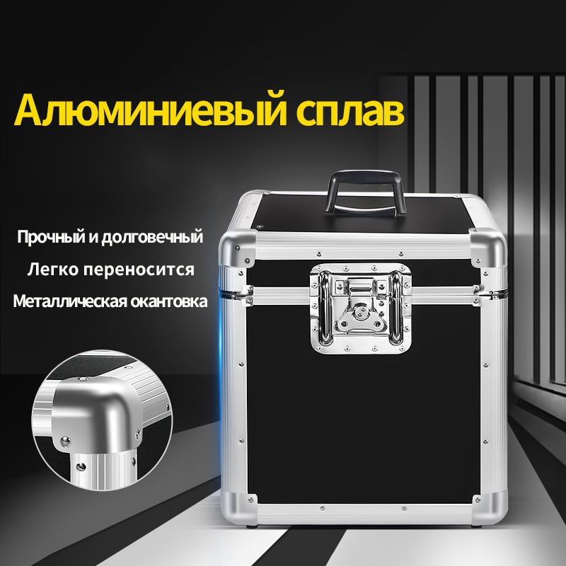 Кейс для виниловых пластинок Retro LP 12", черный купить на OZON по ...