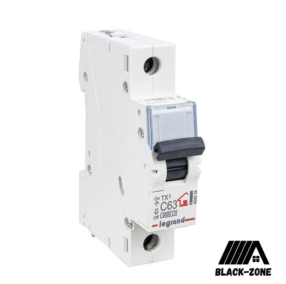 Купить Автоматический выключатель серии DX 1Р 50А тип С 03391 Legrand ...