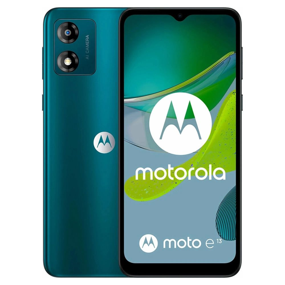 Смартфон Motorola moto e13, 64 GB, Aurora Green (PAXR0003TN) - купить по  выгодной цене в интернет-магазине OZON (1398522102)